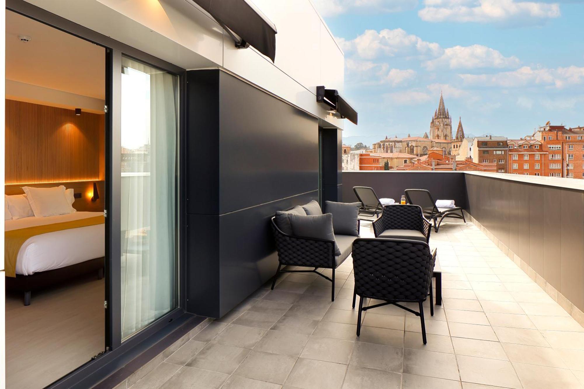 Nuvo Hotel Boutique Овьедо Экстерьер фото